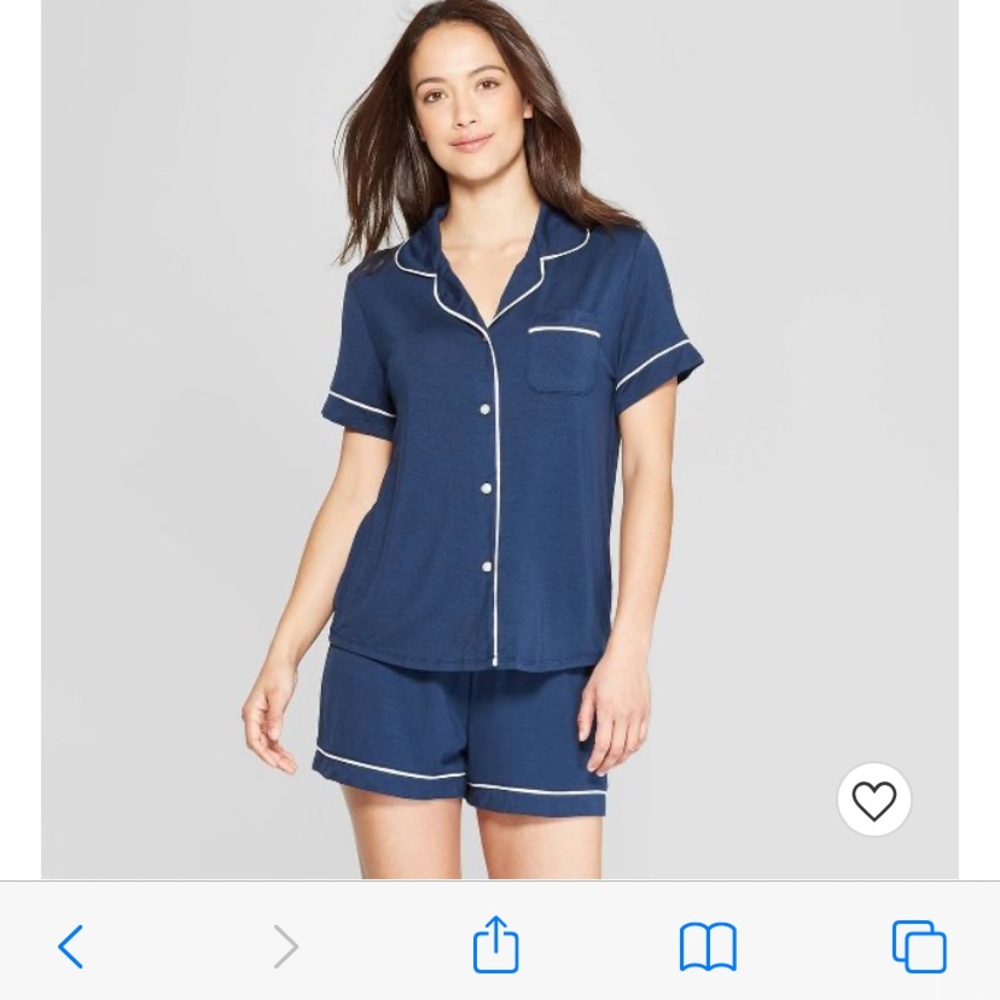 Target PJ set, size small, navy color